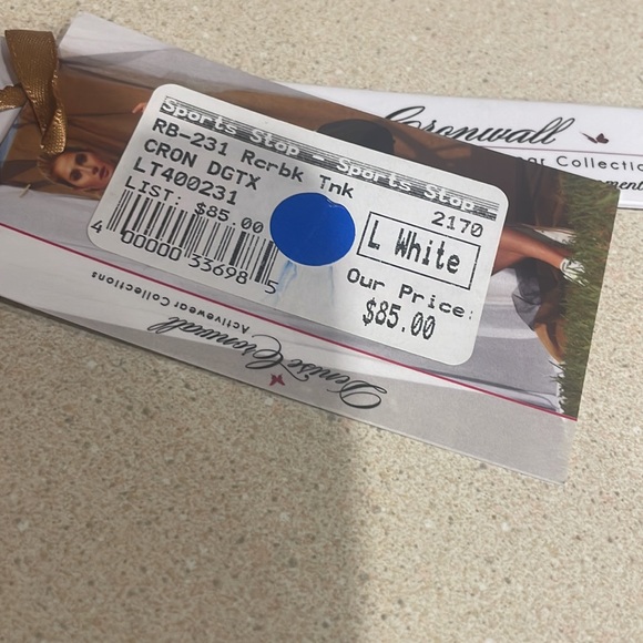 NWT Denise Cronwall Racerback Women's Tennis Tank L - Picture 3 of 4